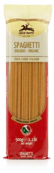 ALCE NERO Pasta Spaghetti Sfarinato Farro 500g - Lovesano 