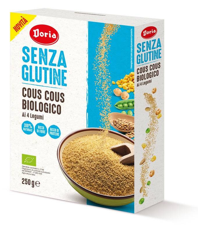 DORIA Cous Cous 4 Legumi 250g - Lovesano 