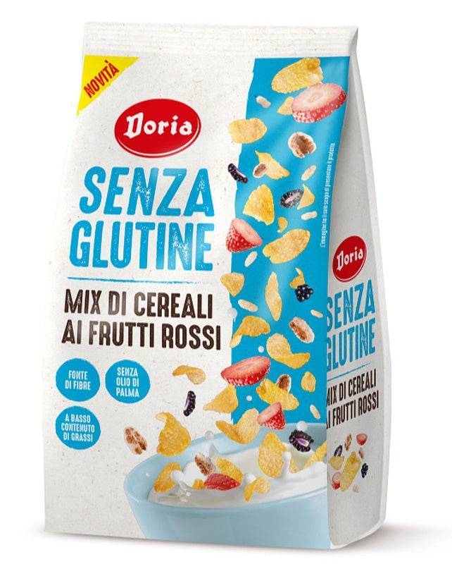 DORIA Mix Cereali ai Frutti Rossi 275g - Lovesano 