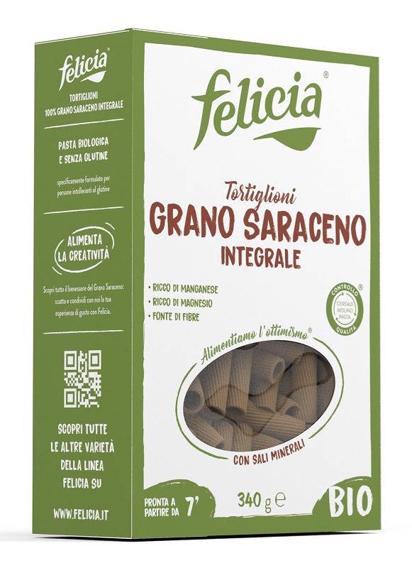 FELICIA BIO Pasta Grano Saraceno Tortiglioni 340g - Lovesano 