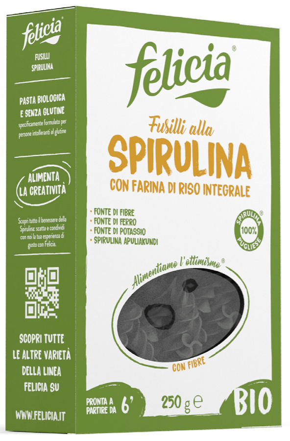 FELICIA FUSILLI SPIRULINA 250G - Lovesano 