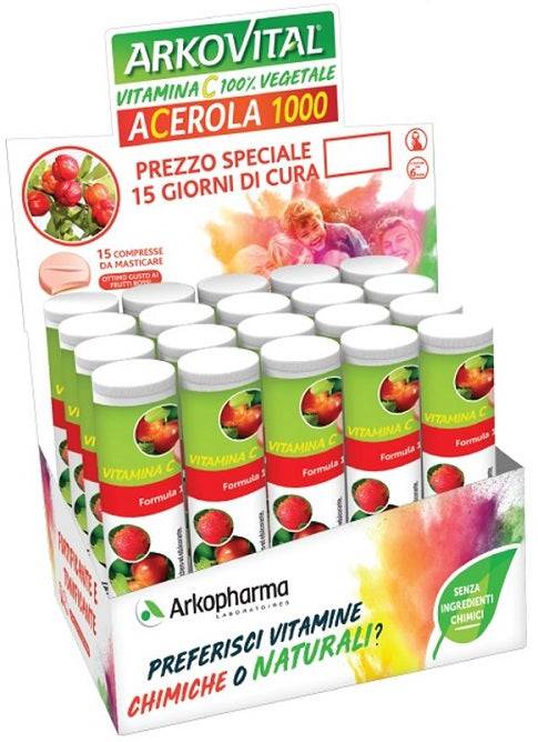 ARKOVITAL ACEROLA 1000 15CPR - Lovesano 