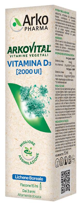 ARKOVITAL VIT D3 15ML - Lovesano 