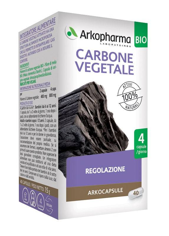 Arkocps Carbone Veg Bio 40cps - Lovesano 