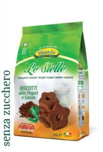 FARABELLA Biscotti Le Stelle Yogurt Cacao S/Z 300g - Lovesano 