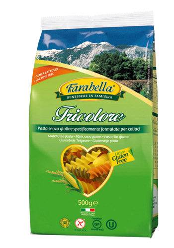 FARABELLA Pasta Fusilli Tricolore 500g - Lovesano 