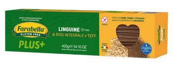 FARABELLA Pasta Linguine Riso Integ. e Teff 400g - Lovesano 