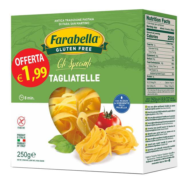 FARABELLA Pasta Tagliatelle 250g PROMO - Lovesano 