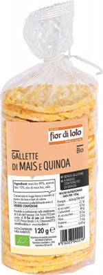 GALLETTE MAIS E QUINOA 120G - Lovesano 