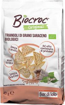 BIOCROC Triangoli di grano Saraceno 40g - Lovesano 