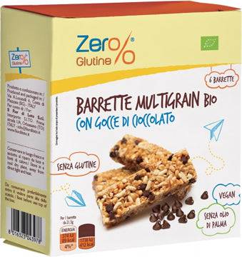 ZERO % GLUTINE Barretta Multigran Cioccolato 6x21,5g - Lovesano 