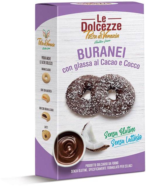 PASTA VENEZIA Buranei cacao e cocco 180g - Lovesano 