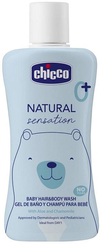 CHICCO NATURAL SENS. BagnoShampoo 200ml - Lovesano 