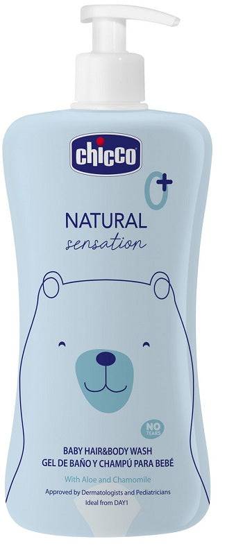 CHICCO NATURAL SENS. BagnoShampoo 500ml - Lovesano 