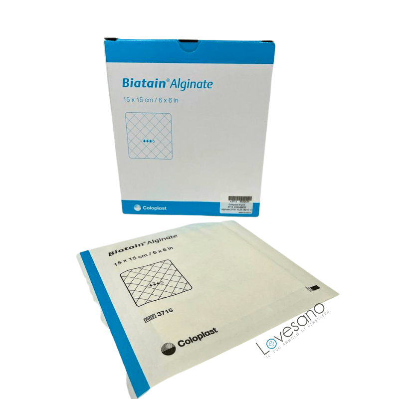 Biatain® Alginate Medicazione in alginato 15 × 15 cm / 6 x 6 in - Lovesano 