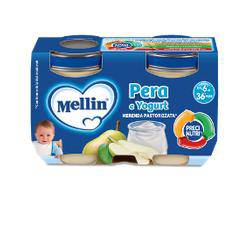 MELLIN Merenda Yogurt Pera 2x120g - Lovesano 