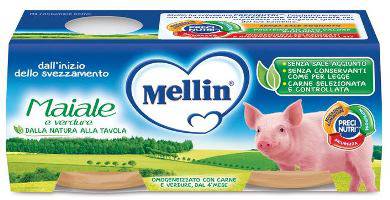 MELLIN OMOG MAIALE 2X80G - Lovesano 