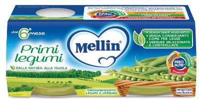 MELLIN OMOG PRIMI LEGUMI 2X80G - Lovesano 