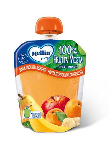 MELLIN POUCH FRUTTA MISTA 90G - Lovesano 