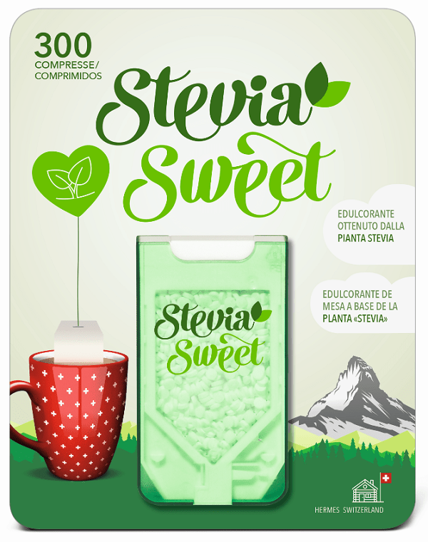 Hermesetas Stevia 300cpr - Lovesano 