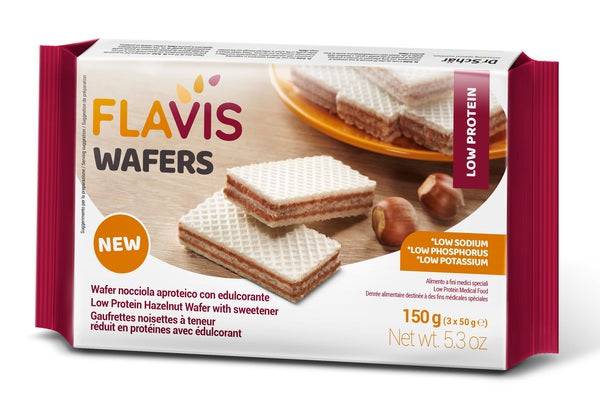 FLAVIS WAFERS NOCCIOLA 3X50G - Lovesano 