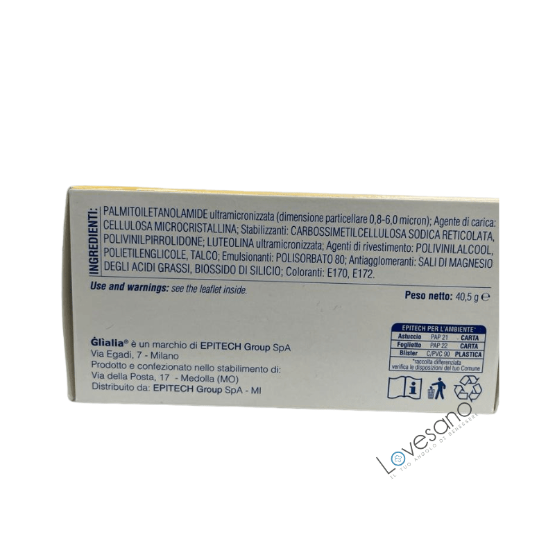Glialia® compresse 400 mg + 40 mg - 60 compresse rivestite - Lovesano 