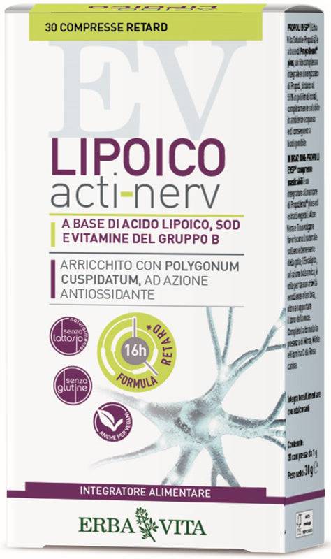 LIPOICO ACTI NERV RETARD 30CPR - Lovesano 