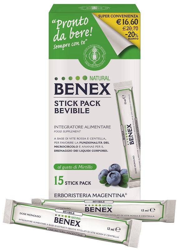 BENEX BEVIBILE 15STICK 12ML TP - Lovesano 