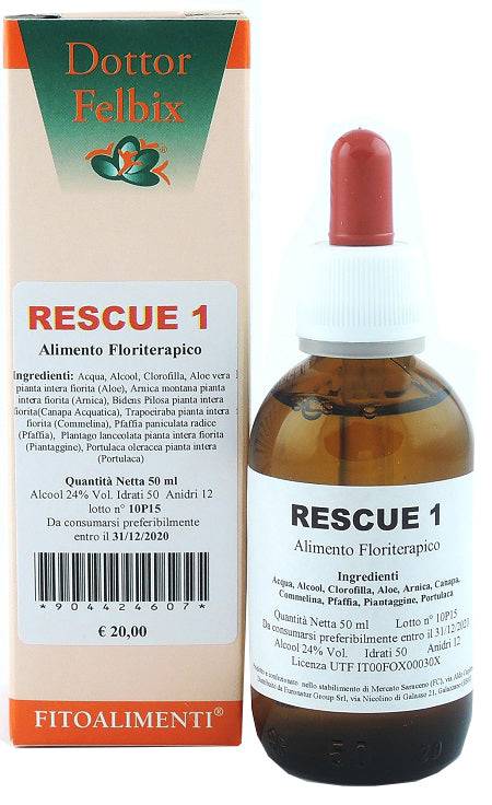 RESCUE 1 GTT 50ML EURONATUR - Lovesano 