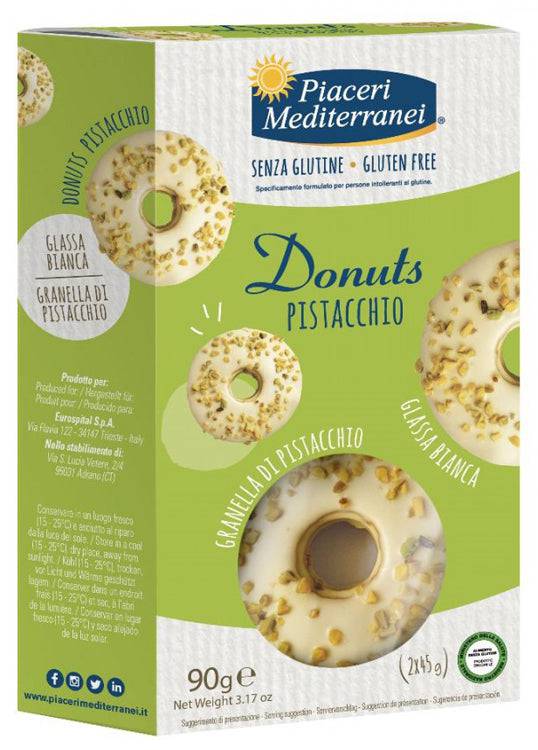 PIACERI MEDITERRANEI Donuts Pistacchio 2x45g - Lovesano 