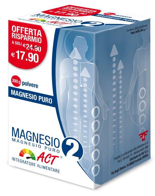 MAGNESIO 2 ACT MG PURO 300G - Lovesano 