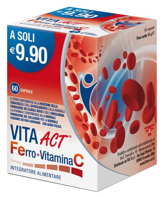 VITA ACT FERRO+VIT C 60CPS - Lovesano 