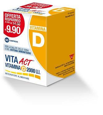 VITAMINA D ACT 2000UI 60CPR - Lovesano 