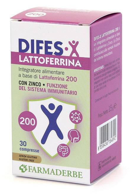 DIFES-X LATTOFERRINA 200 30CPR - Lovesano 