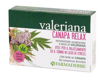 VALERIANA CANAPA RELAX 30CPR - Lovesano 