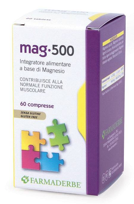 NUTRA MAGNESIO 500 60CPR 72G - Lovesano 