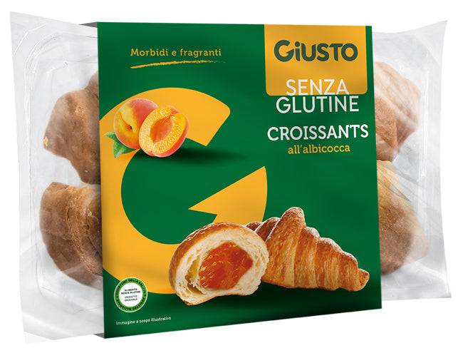 GIUSTO S/G Croissants Albicocca 320g - Lovesano 