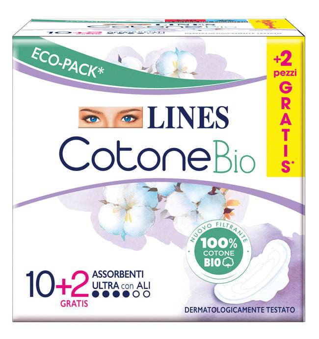 LINES COTONE BIO ULTRA ALI 12P - Lovesano 