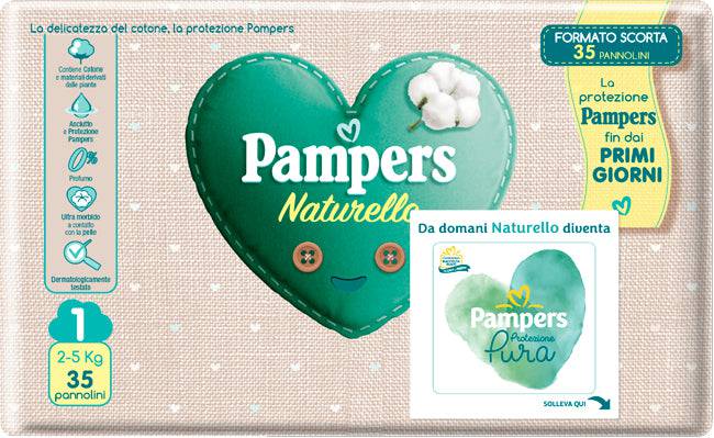 PAMPERS NATURELLO NEWBORN 35PZ - Lovesano 