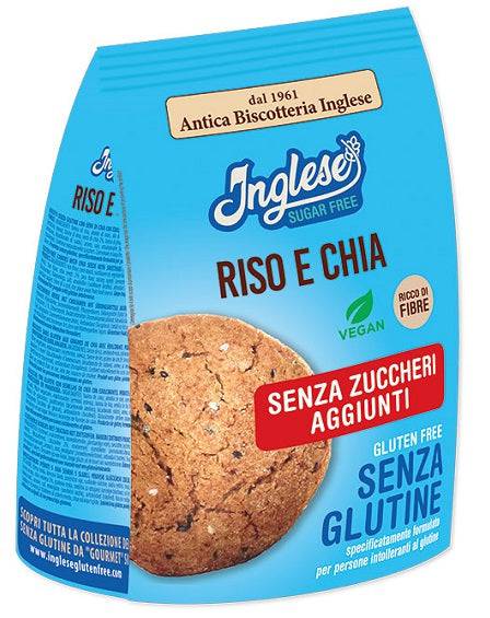 INGLESE Biscotti Riso Chia S/Z - Lovesano 