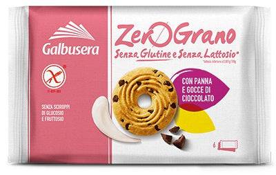 ZEROGRANO Frollino Panna e Gocce Cioccolato 220g - Lovesano 