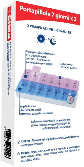 PORTAPILLOLE SETTIMANALE 7GGX2 - Lovesano 