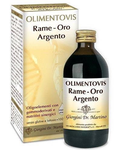 OLIMENTOVIS RAME ORO ARGEN 200ML - Lovesano 