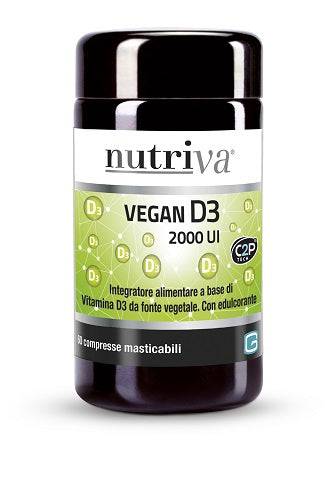 NUTRIVA VEGAN D3 60CPR 2000UI - Lovesano 