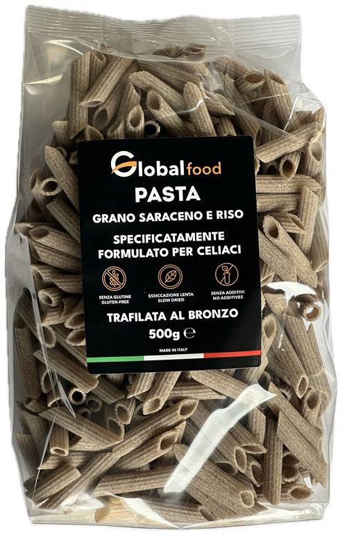 PENNE GRANO SARACENO/RISO 500G - Lovesano 