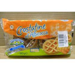 HAPPY FARM Crostata Albicocca 180g - Lovesano 