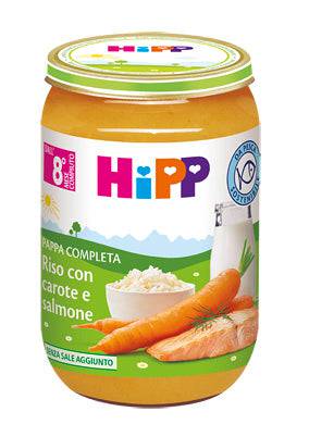 HIPP Riso Carote/Salmone 220g - Lovesano 