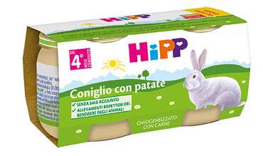 HIPP OMOG CONIGLIO C/PAT 2X80G - Lovesano 