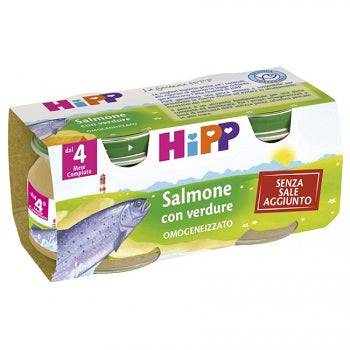 HIPP OMOG SALMONE/VERD2X80 - Lovesano 