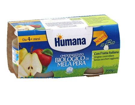 HUMANA Omo Mela Pera 2x100g - Lovesano 